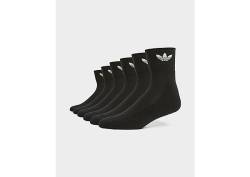 adidas Originals Mid Ankle Socken, 6 Paar - Damen, Black von adidas Originals