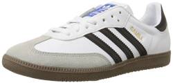 adidas Originals Samba Soccer-inspirierter Sneaker für Herren, Weiá (Weiß/Schwarz/Gum), 46.5 EU von adidas Originals