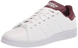 adidas Originals Stan Smith Herren-Sneaker, Wei /Wei /Schattenrot, 46 EU von adidas Originals