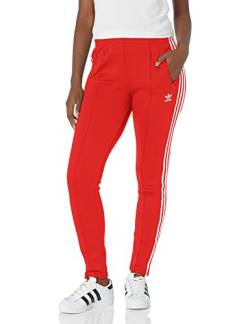 adidas Originals Superstar Trainingshose für Damen, Lebhaftes Rot, X-Klein von adidas Originals