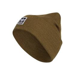 adidas Originals Tall Utility Cuff Beanie, Focus Olive Green, One Size von adidas Originals