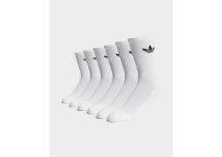 adidas Originals Trefoil Cushion Crew Socken, 6 Paar - Damen, White von adidas Originals