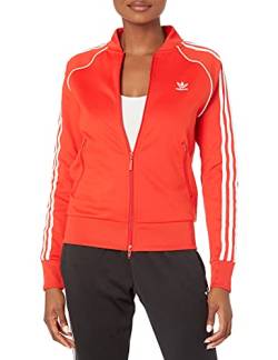 adidas Originals Women's Primeblue Superstar Track Jacket, Red, X-Small von adidas Originals