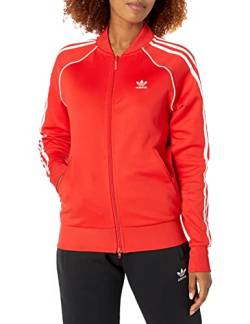 adidas Originals Women's Superstar Track Jacket, Vivid Red, Large von adidas Originals