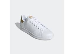 Sneaker ADIDAS ORIGINALS "STAN SMITH" Gr. 37, weiß (cloud white, cloud gold metallic) Schuhe Skaterschuh Sneaker low von adidas originals