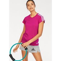 Große Größen: adidas Performance T-Shirt »ESSENTIALS 3S SLIM TEE«, beere-weiß, Gr.L-XXL von adidas performance