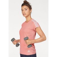 Große Größen: adidas Performance T-Shirt »ESSENTIALS 3S SLIM TEE«, rosa-weiß, Gr.L-XXL von adidas performance