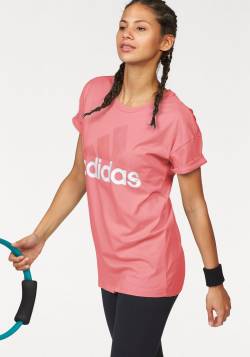 Große Größen: adidas Performance T-Shirt »ESSENTIALS LINEAR LOOSE TEE«, rosa, Gr.M von adidas performance