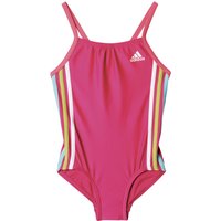 adidas Performance Infinitex 3 Stripes Suit Kinder-Badeanzug Bold Pink von adidas performance