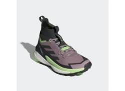 Wanderschuh ADIDAS TERREX "TERREX FREE HIKER 2.0" Gr. 40,5, lila (preloved fig, carbon s18, green spark) Schuhe Damen von adidas terrex