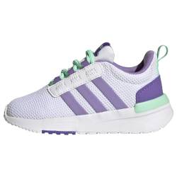 ADIDAS Baby-Jungen Racer TR21 I Sneaker, FTWR White/Violet Fusion/Pulse Mint, 25 EU von adidas