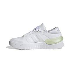 ADIDAS Damen Court Funk Sneaker, FTWR White/FTWR White/Zero met, 37 1/3 EU von adidas