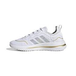 ADIDAS Damen FUKASA Run Sneaker, FTWR White/FTWR White/Matte Gold, 40 EU von adidas