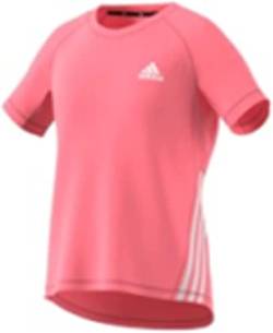 ADIDAS Mädchen G AR 3S T-Shirt, Acired/White, 140 von adidas