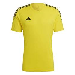 ADIDAS Men's TIRO 23 JSY T-Shirt, Team Yellow/Black, XXL von adidas