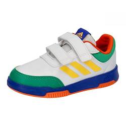 ADIDAS Unisex Baby Tensaur Sport 2.0 CF I Sneaker, Crystal White/solar Gold/Lucid Blue, 23 EU von adidas