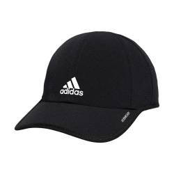 Adidas Boys' Kids Girl's Superlite Relaxed Adjustable Performance Cap, Black/White, One Size von adidas