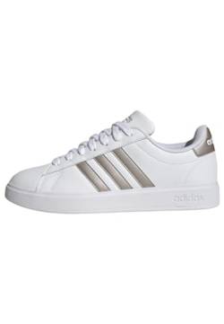 Adidas Damen Grand Court 2.0 Sneaker, FTWR White Platin Met Platin Met, 36 2/3 EU von adidas