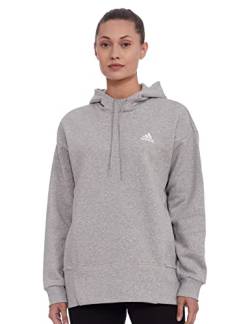 Adidas Damen HA6609 Kapuzenpullover, Mgreyh/White, XS von adidas