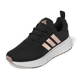 Adidas Damen Swift Run 23 Shoes-Low (Non Football), Core Black/Champagne Met./FTWR White, 39 1/3 EU von adidas