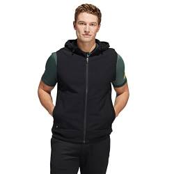 Adidas Golf Herren 2023 Full ärmelloser Weste Hoody - Schwarz - M von adidas