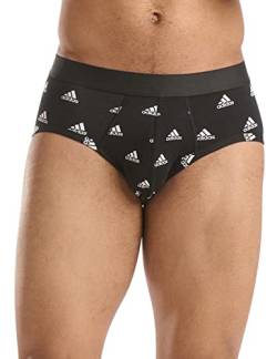 Adidas Herren Slip (3er Pack) Unterhosen (Gr. S - 3XL) - bequeme Unterhosen, Sortiert 2, S von adidas