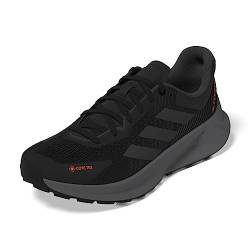 Adidas Herren Terrex Soulstride Flow GTX Shoes-Low (Non Football), Core Black/Grey Six/Impact Orange, 45 1/3 EU von adidas