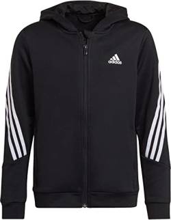 Adidas Jungen AR 3S Kapuzenpullover, Black/White, 152 von adidas