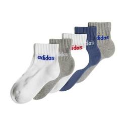 Adidas Linear Ankle Socks 5 Pairs EU 34-36 von adidas