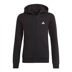 Adidas Mädchen Bl Kapuzenpullover, Black/White, 152 von adidas