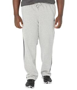 Adidas Men's Essentials Fleece Open Hem 3-Stripes Pants von adidas