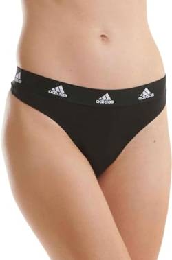 Adidas String Tanga Damen (2er Pack) Unterhosen Damen (Gr. XS - XXL) - bequeme Unterwäsche Frauen von adidas