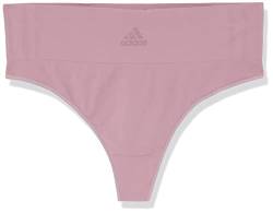 Adidas String Tanga Damen - Unterhosen (Gr. XS - XXL) - bequeme Unterwäsche, Mauve, L von adidas