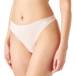 Adidas String Tanga Damen - Unterhosen (Gr. XS - XXL) - bequeme Unterwäsche, Rosa-mel., M von adidas