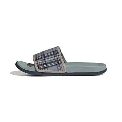 Adidas Unisex Adilette Comfort Slides, Magic Grey Shadow Navy Blue Fusion, 40.5 EU von adidas