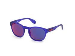 Adidas Unisex-Erwachsene OR0014 Sonnenbrille, Matte Violet/blu Mirror, 54 von adidas