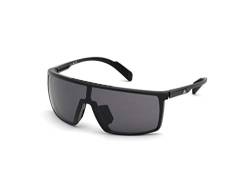 Adidas Unisex-Erwachsene SP0004 Sonnenbrille, Shiny Black/Smoke, 00 von adidas