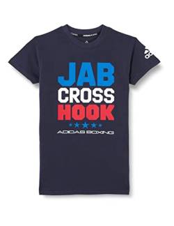 Adidas Unisex Kids Boxing JCH T-Shirt, Legend InkWhite, L von adidas