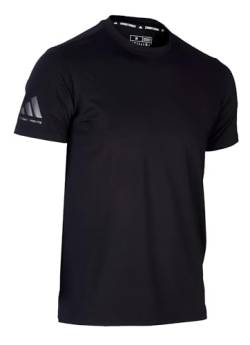 Adidas Unisex Kids Promote Tee T-Shirt, Blackwhite, XL von adidas