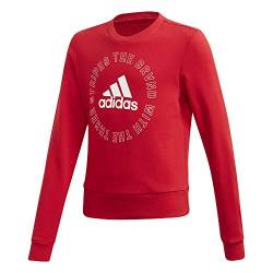 Adidas Unisex Kinder Bold Jacke, Scarle/White, 152 von adidas