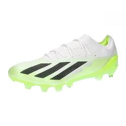 Adidas Unisex X Crazyfast.1 Ag Football Shoes (Artificial Grass), FTWR White/Core Black/Lucid Lemon, 41 1/3 EU von adidas
