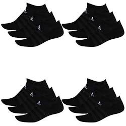 adidas 12 Paar Performance No Show Sneaker Socken Unisex Kurzsocke, Farbe:Black, Socken & Strümpfe:43-45 von adidas