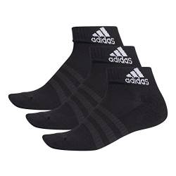 adidas 3 Paar Performance Sneaker/Quarter Socken Unisex Kurzsocke, Farbe:Black, Socken & Strümpfe:37-39 von adidas