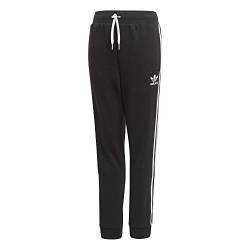 adidas 3 Stripes Kids Sweatpants Jogginghosen (170, Black/White) von adidas