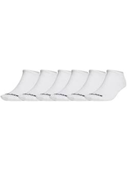 adidas 6 Paar Low Cut Sneaker Socken Unisex Kurzsocke weiss, Farbe:Weiss, Socken & Strümpfe:46-48 von adidas