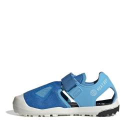 adidas Captain Toey 2.0 K Sandals, Blue Rush/Sky Rush/Wonder White, 29 EU von adidas