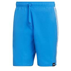 adidas Classic-Length 3-Stripes Swim Shorts Men's, Blue, Size S von adidas