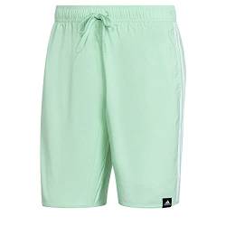 adidas Classic-Length 3-Stripes Swim Shorts Men's, Green, Size 2XL von adidas