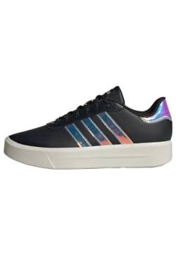 adidas Damen Court Platform Sneaker, Core Black Core Black Crystal White, 39 1/3 EU von adidas