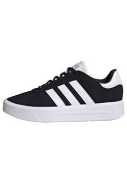 adidas Damen Court Platform Suede Sneaker, Core Black/FTWR White/FTWR White, 43 EU von adidas